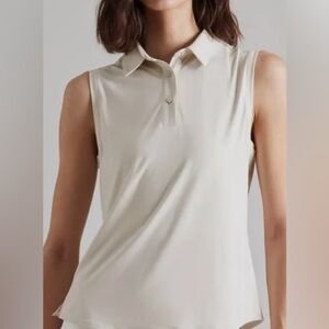 NWOT Under Armour Cream Sleeveless Tank Top